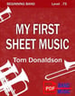 My First Sheet Music Concert Band sheet music cover